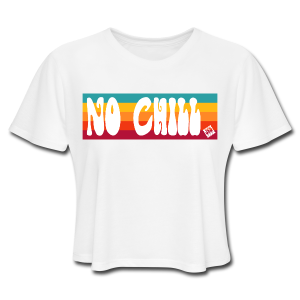 No Chill Flowy Cropped Tee