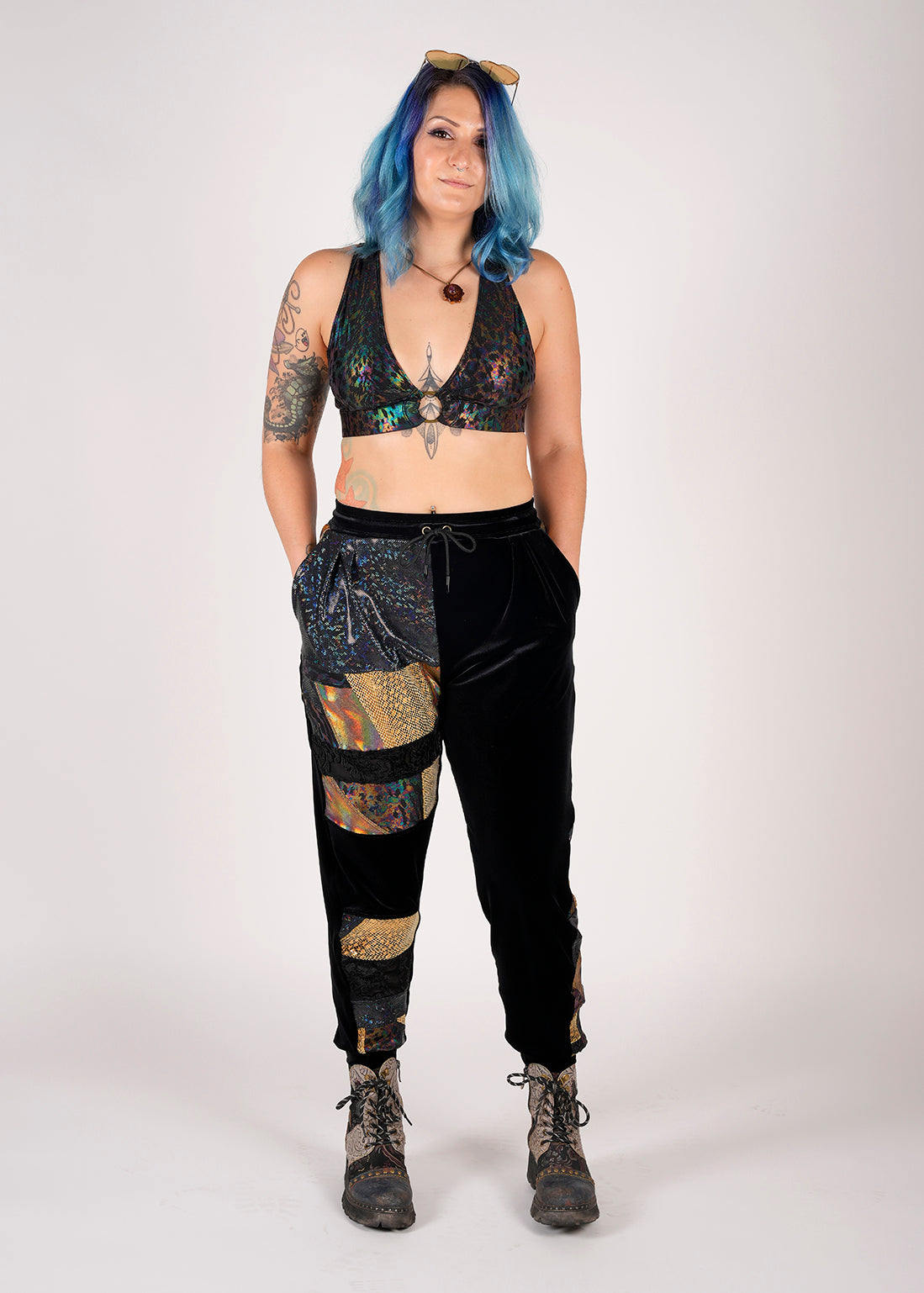 Patchwork Joggers