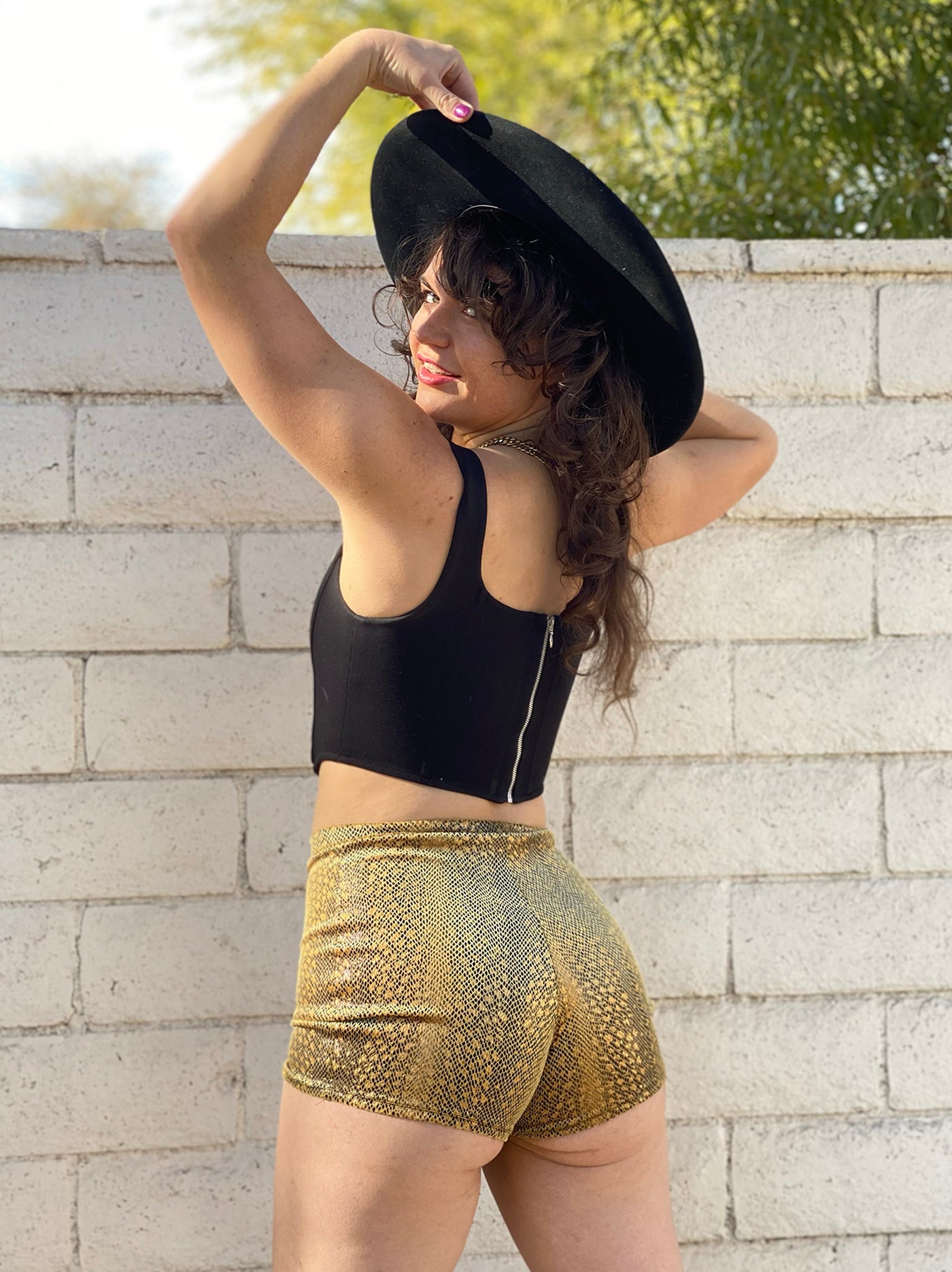 Venomous Velvet Micro Short