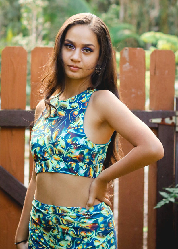 Reversible X-Back Bra Top