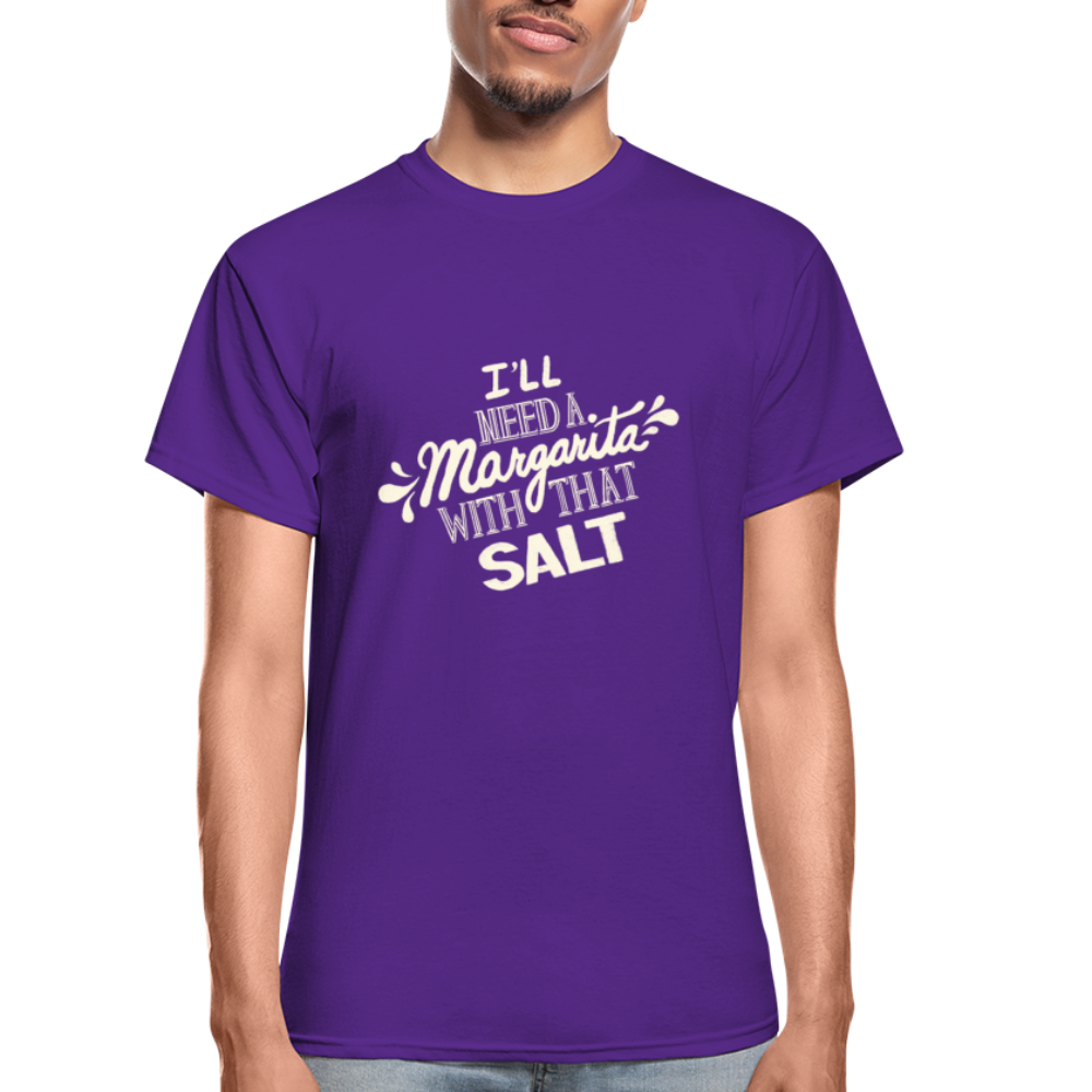 Salt Makes Me Thirsty Ultra-soft Cotton T-Shirt - purple