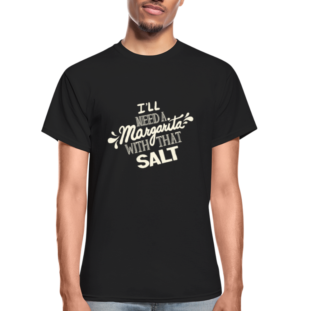 Salt Makes Me Thirsty Ultra-soft Cotton T-Shirt - black