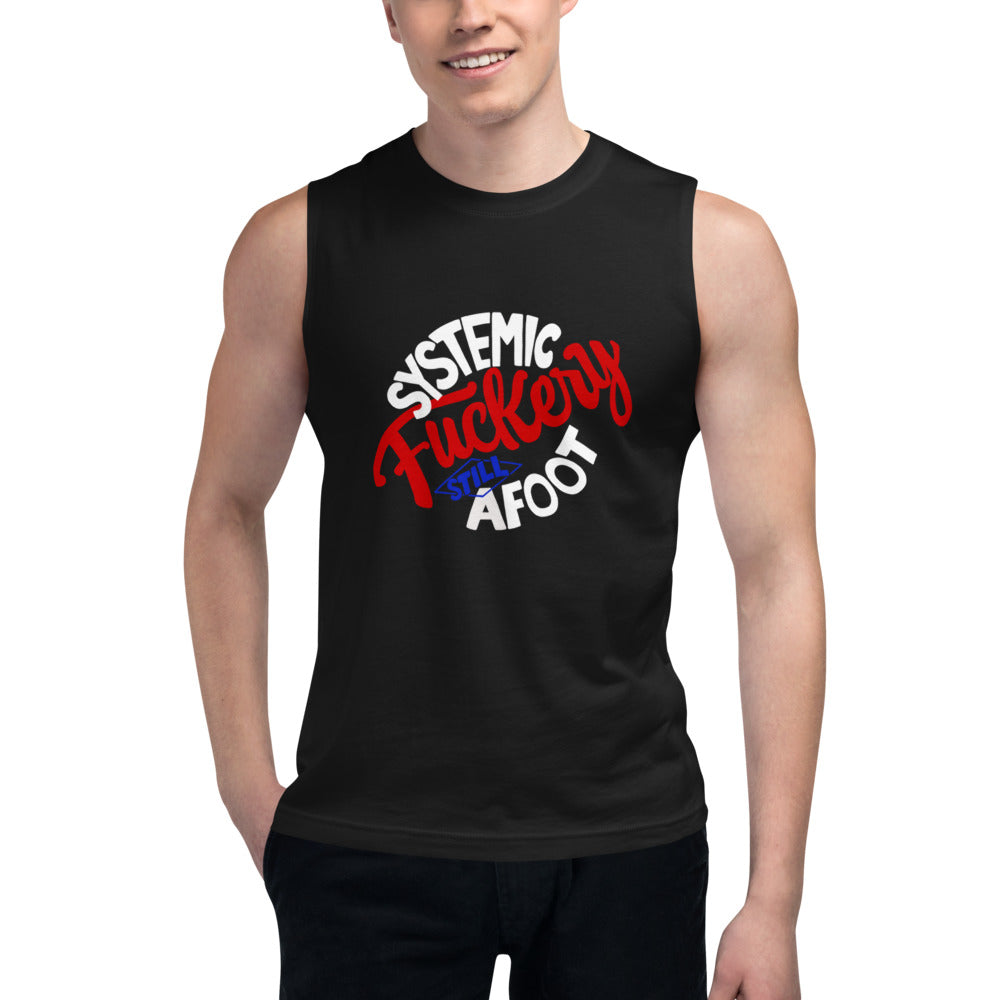 The System is Rigged Muscle Tee