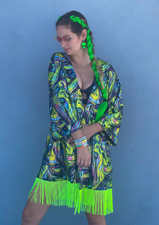 Fringe Kimono