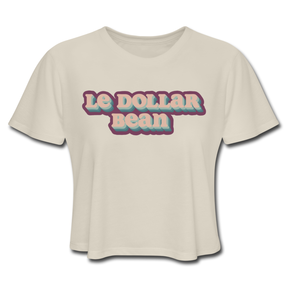 Le$Bean Women's Cropped T-Shirt - dust