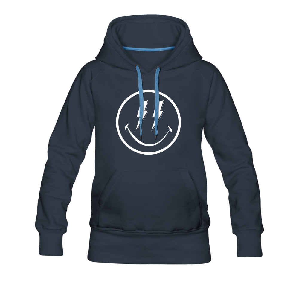 The Party Follows Me Trippy Hoodie - navy